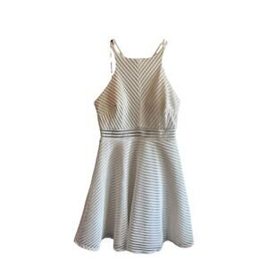 Dear Moon | Juniors Off-White Party Dress | Size 9 | 1016